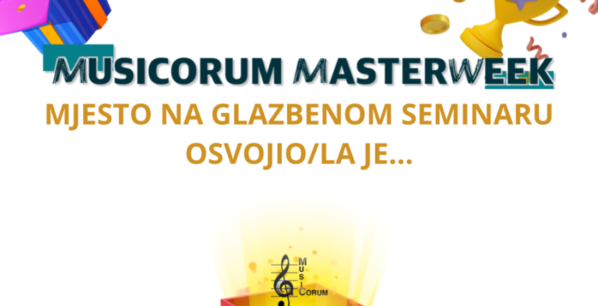 [MMW 6.] Mjesto na seminaru osvojio/la je.....